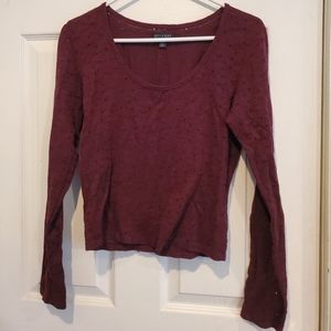 Womens American Eagle Long Sleeve Top- gently used